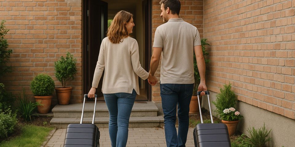 Paar zur Eizellspende auf Reproduktionsreise Paar auf Reproduktionsreise